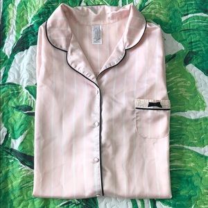 Jessica Simpson Pink stripe sleep shirt (S)
